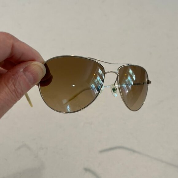 Oliver Peoples Wire Frame Aviator Sunglasses - Picture 2 of 8